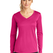 Ladies Long Sleeve PosiCharge ® Competitor™ V Neck Tee