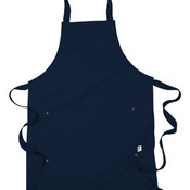 Organic Cotton Recycled Polyester Eco Apron