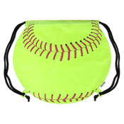 Softball Drawstring Backpack