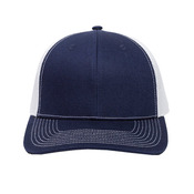 Structured Trucker With Solid Mesh Back Hat