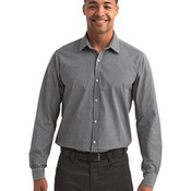 Men's Microcheck Gingham Cotton Shirt