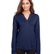 Women's JAQ Stretch Performance V-Neck Snap Pullover