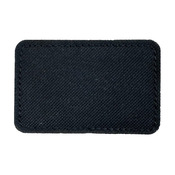 Medium Blank Black Patch - Qty 10
