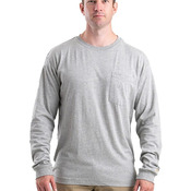 Men's Tall Performance Long Sleeve Pocket T-Shirt