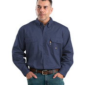Men's Flame-Resistant Button-Down Work Shirt