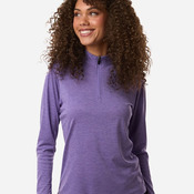 Women's Pro-Lock Performance Mélange Quarter-Zip Pullover