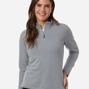 Women's Stretch Quarter-Zip Fleece Pullover