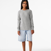 Youth Heather CVC Long Sleeve Tee