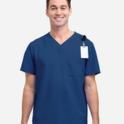 Men's V-Neck Pocket Scrub Top