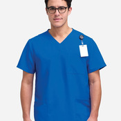 Men's V-Neck 3 Pocket Scrub Top