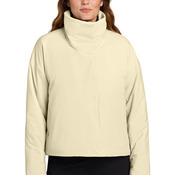 Women's Sashiko Full Zip Stretch Puffy