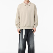 Unisex 10 Ounce Polo Sweatshirt