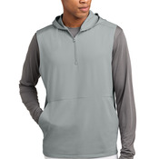 Sport Wick ® Stretch Sleeveless Hooded 1/4 Zip