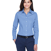 Ladies' Crown Collection® Solid Oxford Woven Shirt