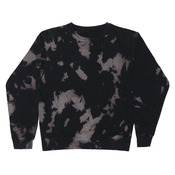 Premium Fleece Bleach Wash Crewneck Sweatshirt