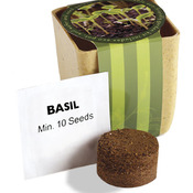 Flower Pot Set With Basil Seeds